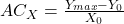 AC_X=\frac{Y_{max}-Y_0}{X_0}
